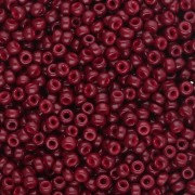 Rocaille Miyuki Duracoat 11/0 4470 - Teñido Granate Opaco x8g