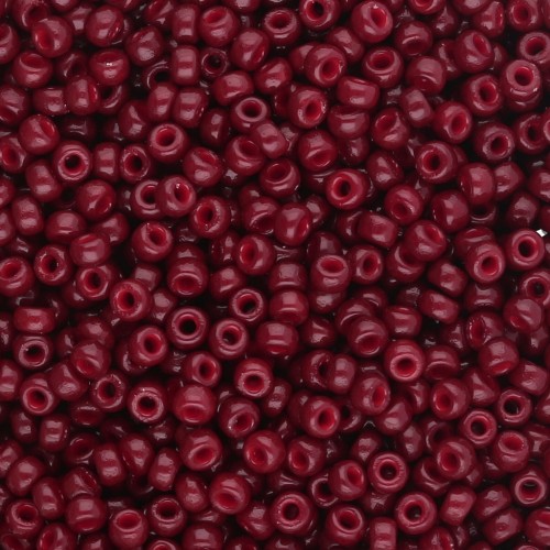 Rocaille Miyuki Duracoat 11/0 4470 - Teñido Granate Opaco x8g