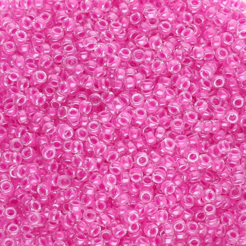 Rocaille Miyuki 15/0 4302 - Magenta Caliente Luminoso x8g