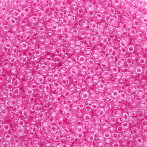 Rocaille Miyuki 15/0 4302 - Magenta Caliente Luminoso x8g