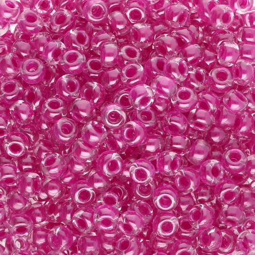 Rockery Miyuki 8/0 209 - Cristal Forrado Fucsia x8g
