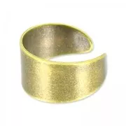 Anillo ancho sin anilla bronce x1