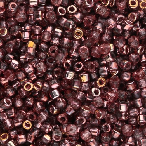 Rocallas Matubo 10/0 de 2,1 mm - Crystal Apollo Gold x 10 g