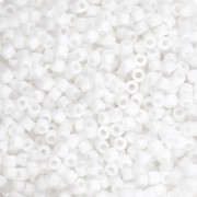 Rocalla Matubo 10/0, 2,1 mm - Blanco opaco, 10 g