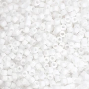 Rocalla Matubo 10/0, 2,1 mm - Blanco opaco, 10 g