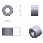 Rocallas Matubo 10/0 de 2,1 mm - Bronce oscuro x 10 g