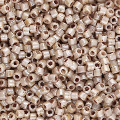 Rocalla Matubo 10/0 de 2,1 mm - Opacas con brillo Picasso x 10 g