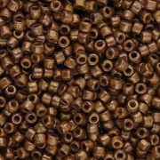 Rocalla Matubo 10/0 de 2,1 mm - Amarillo bronce opaco Picasso x 10 g