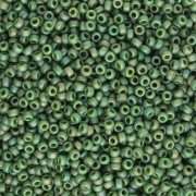 Rocaille Miyuki 15/0 4700 - Trébol Esmaltado Opaco Mate AB x8g