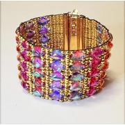 Pinza Beadslide para cuentas de tejer 30x13 mm - Oro x1