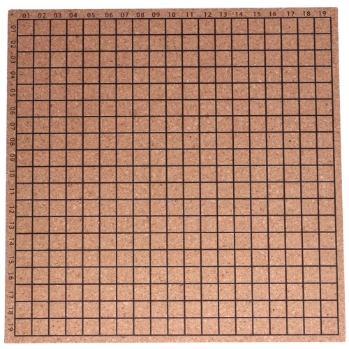 Tabla de macramé de corcho 20x20 cm - Natural