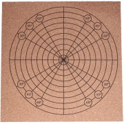 Tabla de macramé de corcho 20x20 cm - Natural