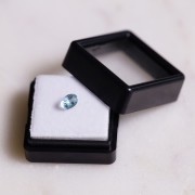 Aguamarina ovalada 6.2x4.1 mm - 0.60 cts|raw }}