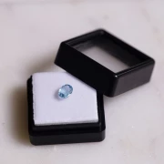 Aguamarina ovalada 6,5x5 mm - 0,65 cts