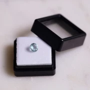 Aguamarina redonda 6 mm - 0.90 cts