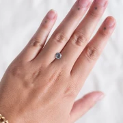 Aguamarina redonda 6 mm - 0.90 cts