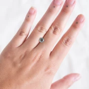 Aguamarina redonda 6.1 mm - 0.95 cts