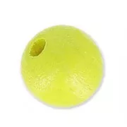 Redondas de madera 8 mm Amarillo nacreado x20