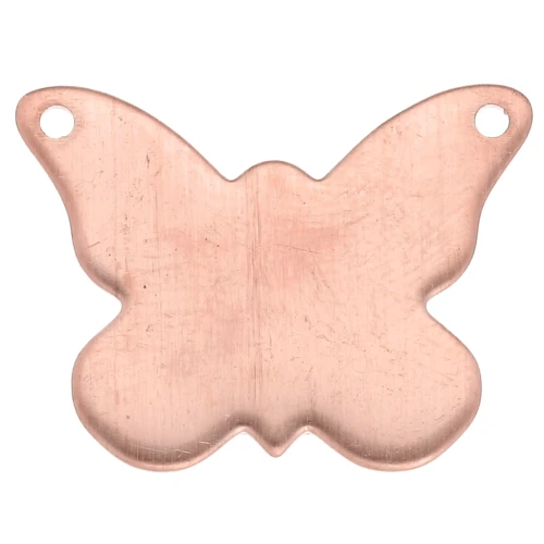 Entrepieza mariposa 19x25 mm para polvo de sobreglaseado Efcolor en cobre x1