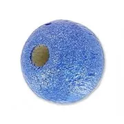 Redondas de madera 8 mm Azul oscuro nacreado x20