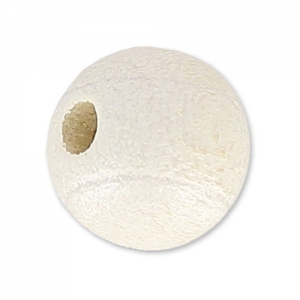 Redondas de madera 8 mm Blanco Nacreado x20