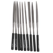 Juego de 10 limas de aguja de 17 cm - grano grueso - herramientas de joyería x1