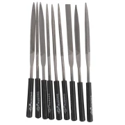 Juego de 10 limas de aguja de 17 cm - grano grueso - herramientas de joyería x1