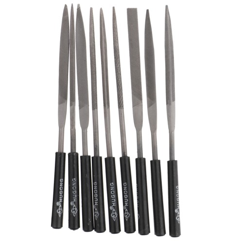 Juego de 10 limas de aguja de 17 cm - grano grueso - herramientas de joyería x1