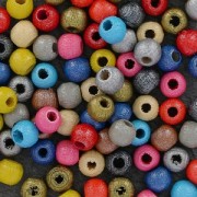 Redondas de madera 4 mm Gris Nacreado x50