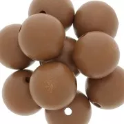 Redonda de madera 20 mm Light Maroon x5