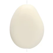 Cuenta de resina opaca irregular plana 22x17 mm - Crudo x1