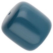 Cuentas de tubo de resina opaca 16x14 mm - Azul pavo real x4|raw }}