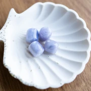 Tubo de resina opaca 16x14 mm - Gris glaciar jaspeado x4