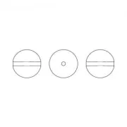 Perladas PureCrystal 5810 6 mm Pearlescent White Pearl x10