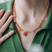 Gota facetada 6x9mm Amazonite x1