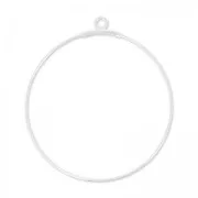 Separadores criollas para decorar 40 mm Plata 925 x2