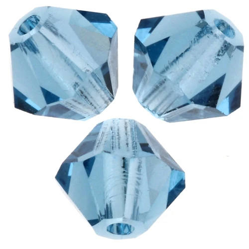 Preciosa cuenta rondelle - Cuenta 5 mm - Malibu Blue x12