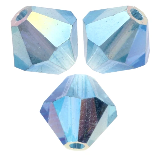 Preciosa rondelle cuentas - Cuenta 6 mm - Malibu Blue AB 2X x12