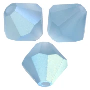 Preciosa rondelle cuentas - Cuenta 6 mm - Azul Malibu AB Mate x12