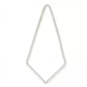 Separador rombo 35 mm Plata 925 x1