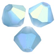 Preciosa cuenta rondelle 5 mm - Azul Malibú AB Mate x12|raw }}