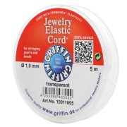 Cordón elástico Stretch Magic de 1 mm - Transparente x5m|raw }}