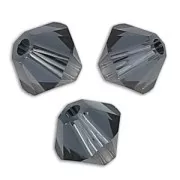 Toupies en cristal PureCrystal 3 mm Graphite x50