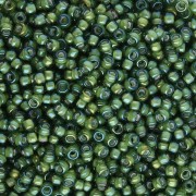 Rocaille Miyuki 11/0 3764 - Fancy Lined Suave Chartreuse Verde x8g|raw }}