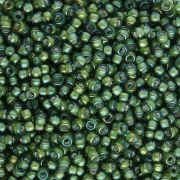 Rocaille Miyuki 11/0 3764 - Fancy Lined Suave Chartreuse Verde x8g