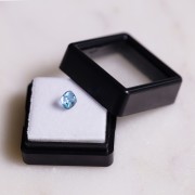 Aguamarina Cojín 5.4x5.1 mm - 0.80 cts