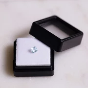 Aguamarina cojín 4.1x3.9 mm - 0.40 cts