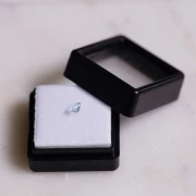 Aguamarina cojín 4.1x3.9 mm - 0.40 cts