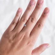 Aguamarina cojín 4.1x3.9 mm - 0.40 cts