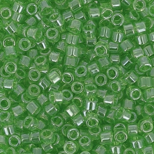Miyuki Delica 11/0 DB1226 - Transparent Lime Luster x8g